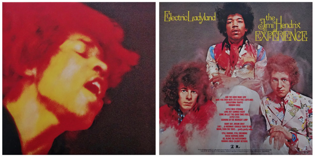 The familiar United States front and rear covers of “Electric Ladyland”