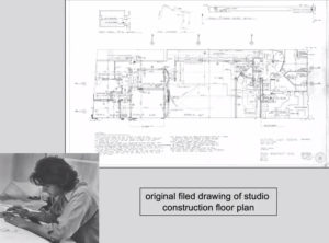 Young John Storyk labors over the complicated design of Electric Lady Studios.