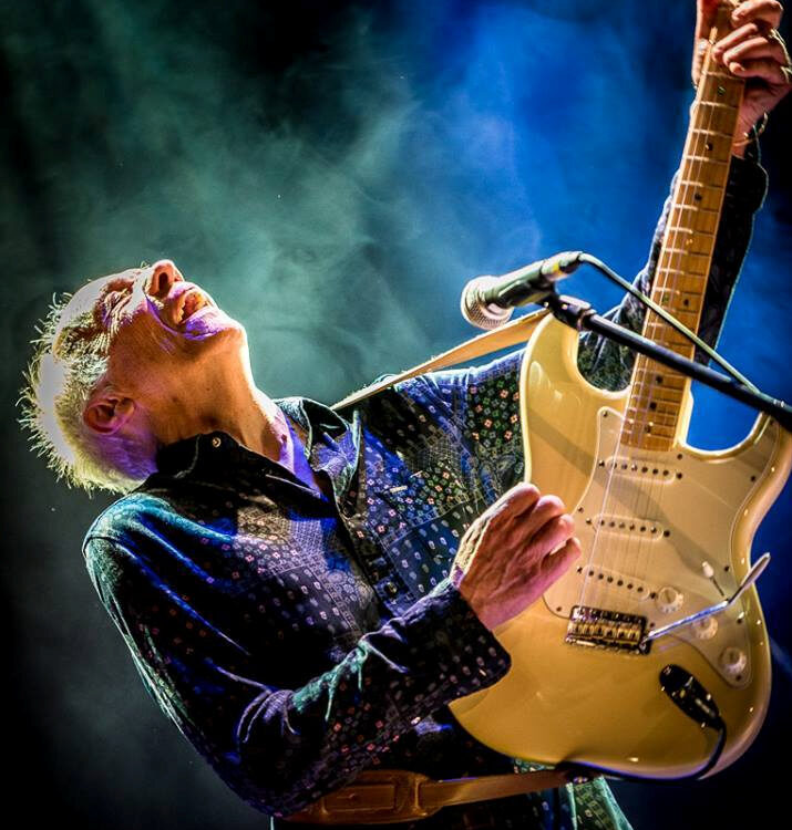 Robin Trower photographed in London by Laurence Harvey