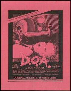 San Francisco Screening of D.O.A.