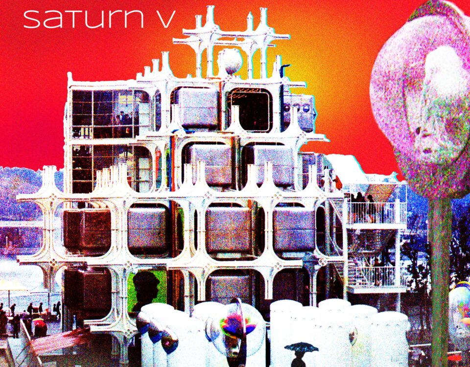Gibbous Moon album Saturn V front cover